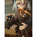 Vintage Fiber Optic Light Up Halloween Witch 15 Kids Of America -needs Adapter