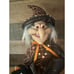 Vintage Fiber Optic Light Up Halloween Witch 15 Kids Of America -needs Adapter