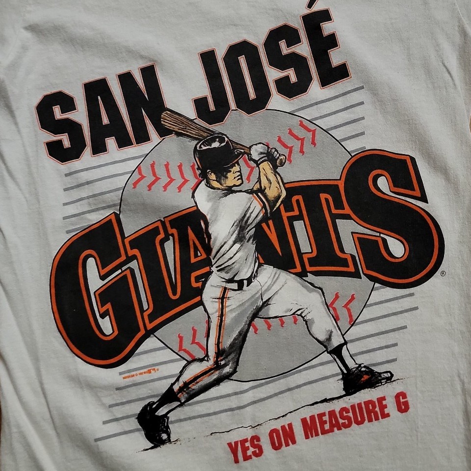 Vintage SAN JOSE GIANTS Shirt SINGLE STITCH Baseball SAN FRANCISCO MLB SF Yes G