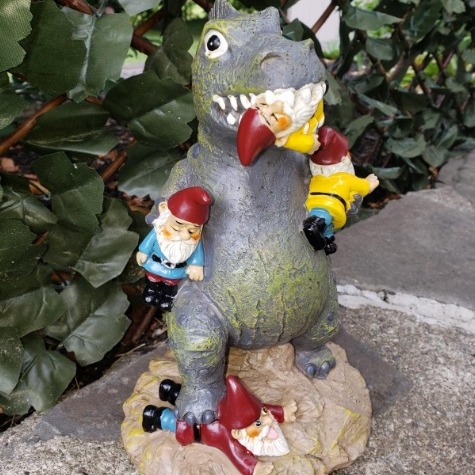 Godzilla Garden Gnome Statue, Multicolor, 9-Inch Tall