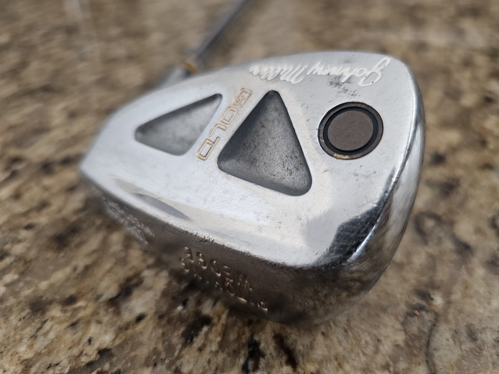 RH Wilson Investment Cast Johnny Miller Gold Pitching Wedge Nulite Steel Shaft