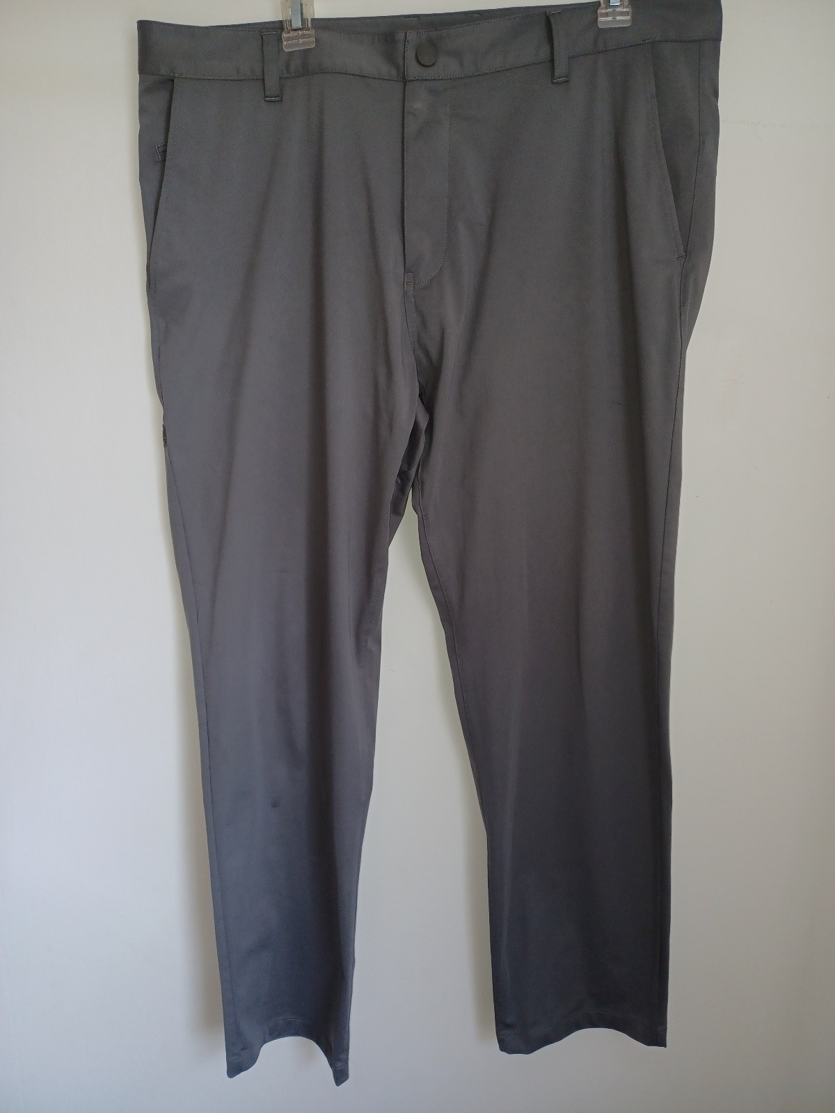 RHONE Commuter 5 Pocket And 1 Hidden Pocket Gray Golf Mens Pants 38x30
