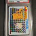 1998 Pokemon Japanese Bandai Pikachu & Togepi Movie 4 Prism Carddass PSA 9