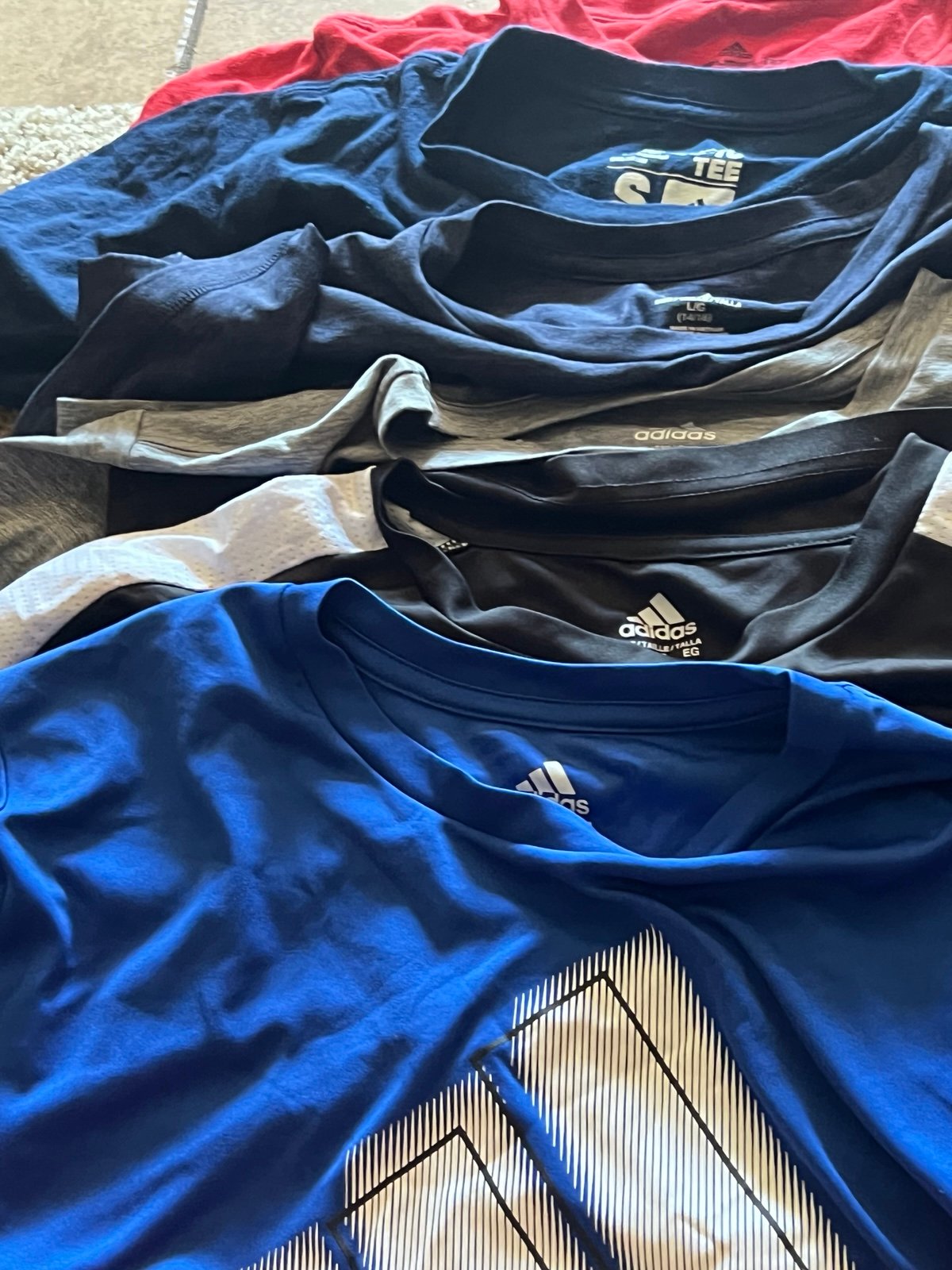 Adidas nike old-navy mix shirt med large xl 22 pcs