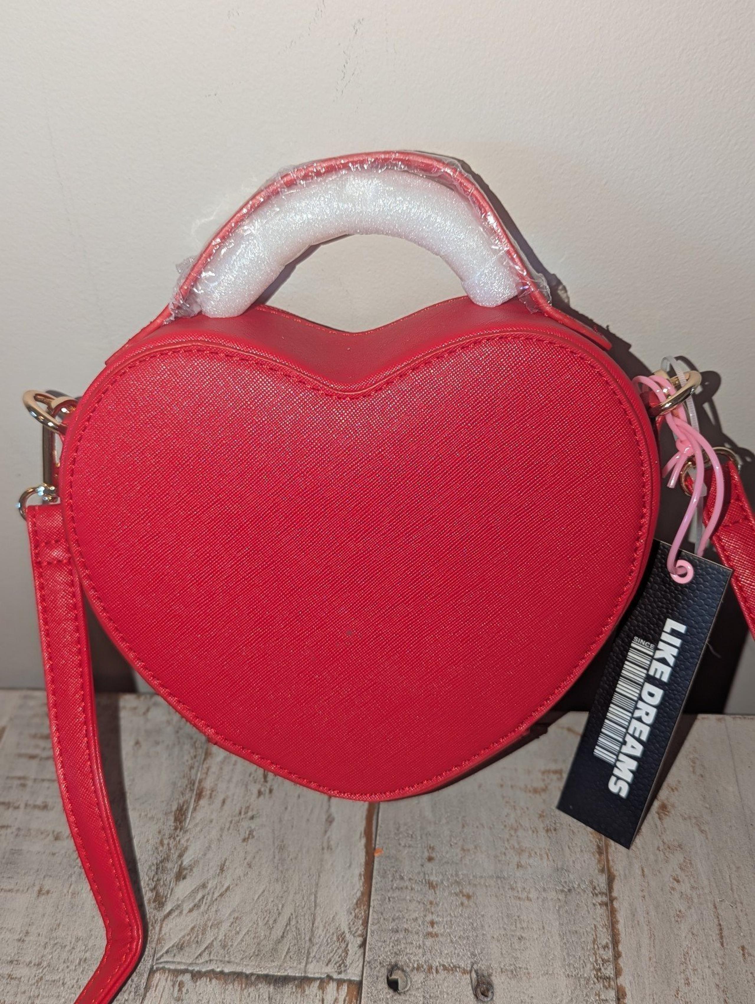 "Like Dreams" Red Heart Breaker Crossbody Bag