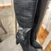 Naturalizer NWOT Black Leather Calf Heeled Knee High Boots Size 7