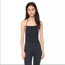 Free People heart on fire denim overall