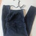 Free People heart on fire denim overall
