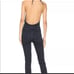 Free People heart on fire denim overall