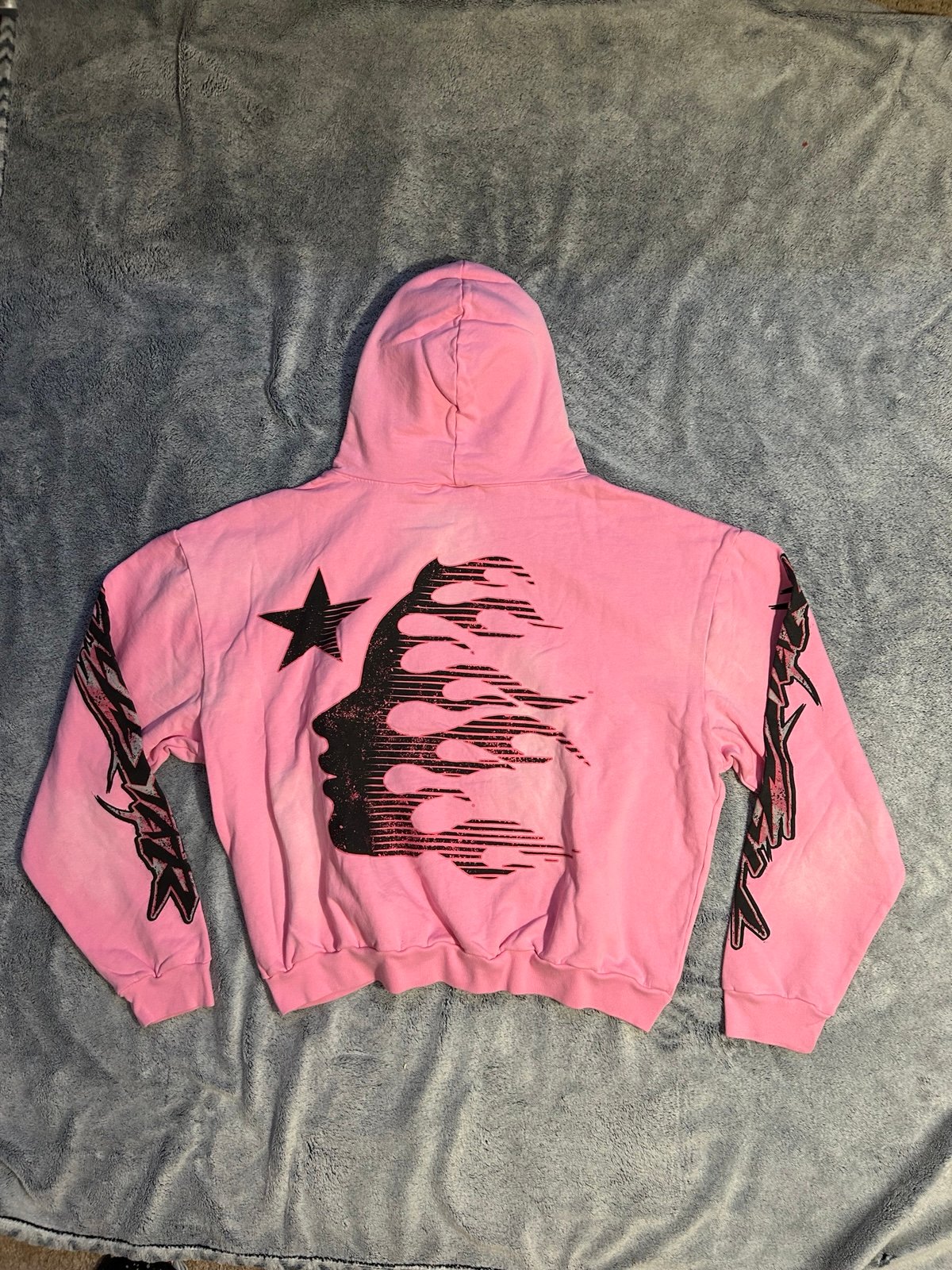 Hellstar hoodie pink medium Hoodie