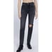 Re/Done 70's Straight Jeans Worn Black With Rip SZ 32