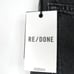 Re/Done 70's Straight Jeans Worn Black With Rip SZ 32