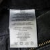 Re/Done 70's Straight Jeans Worn Black With Rip SZ 32