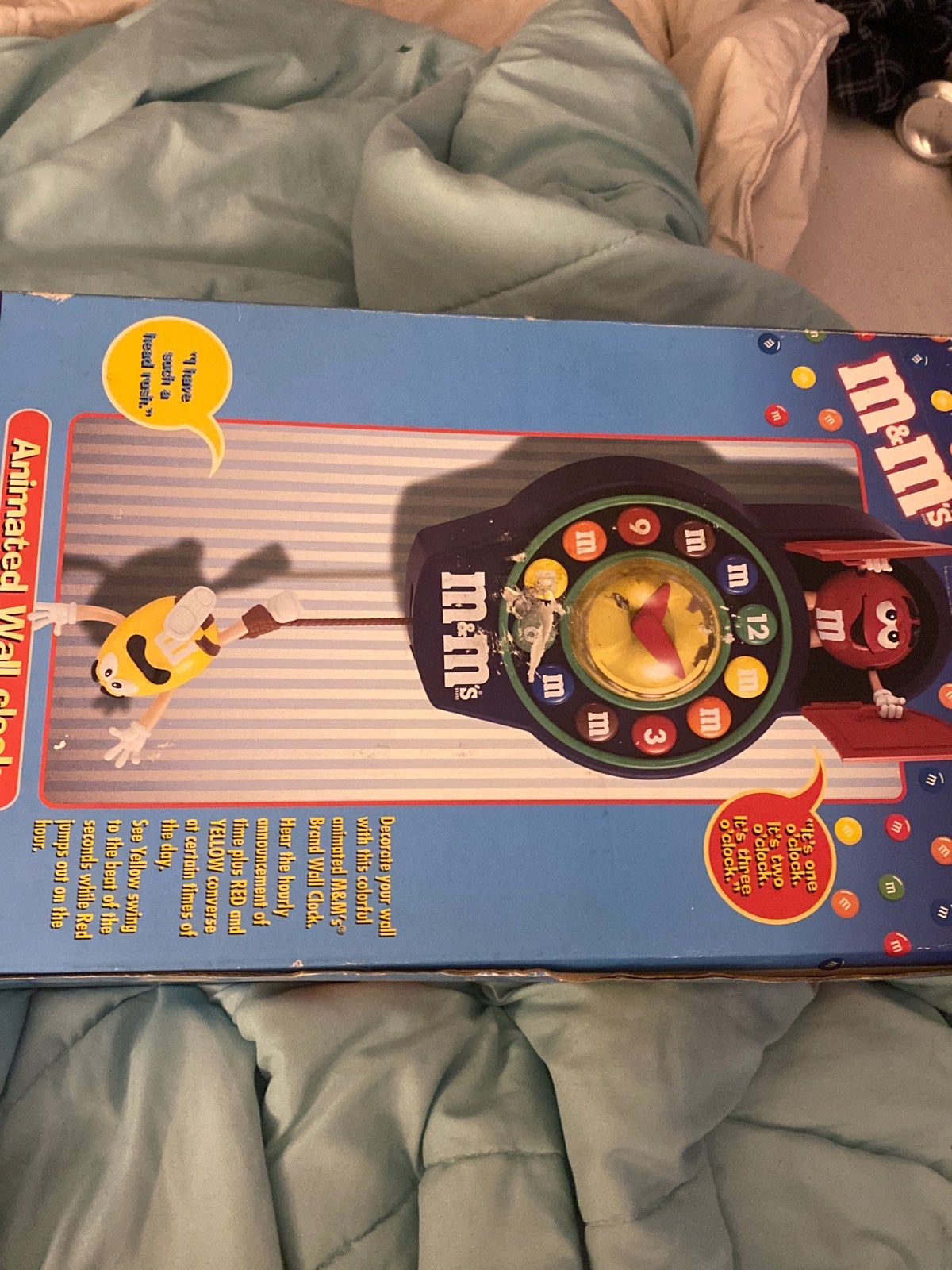 M&M animated wall clock Other