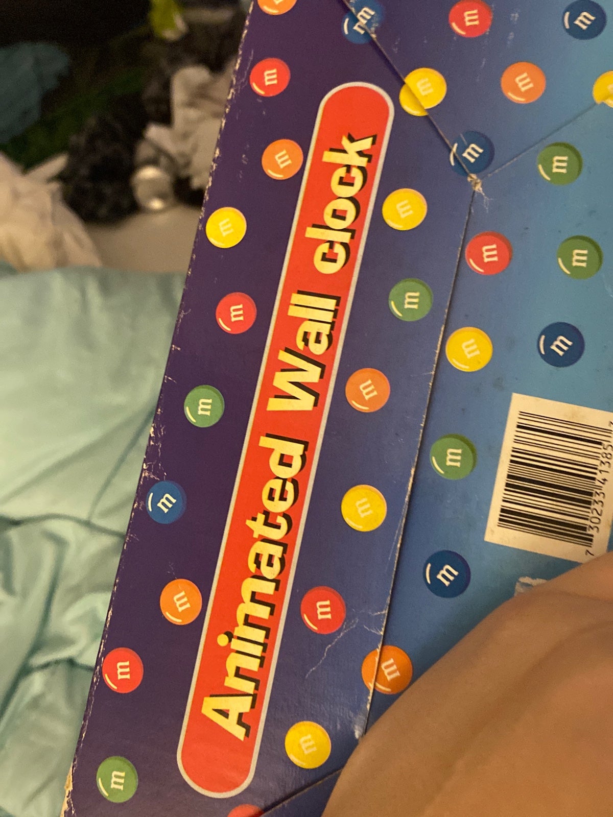 M & M's Whimsical Pendulum Wall Clock NEW in Box | eBay