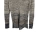 Coldwater Creek Sweater Jumper Wool Linen Open Knit Ombre Striped Long Sleeve M