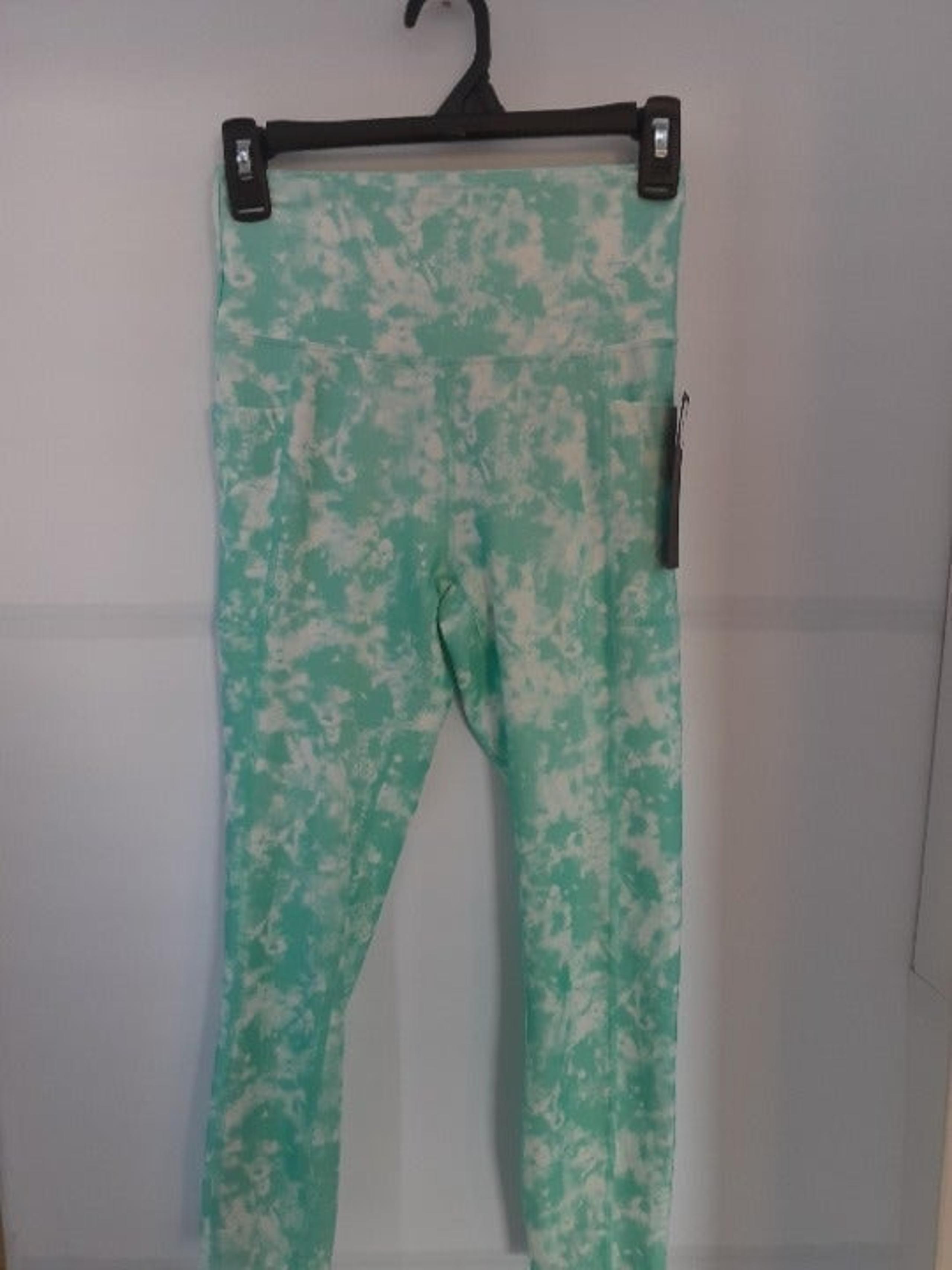 New Bally Total Fitness Activewear Leggings Size Small Comfy Stretchy Tie Dye