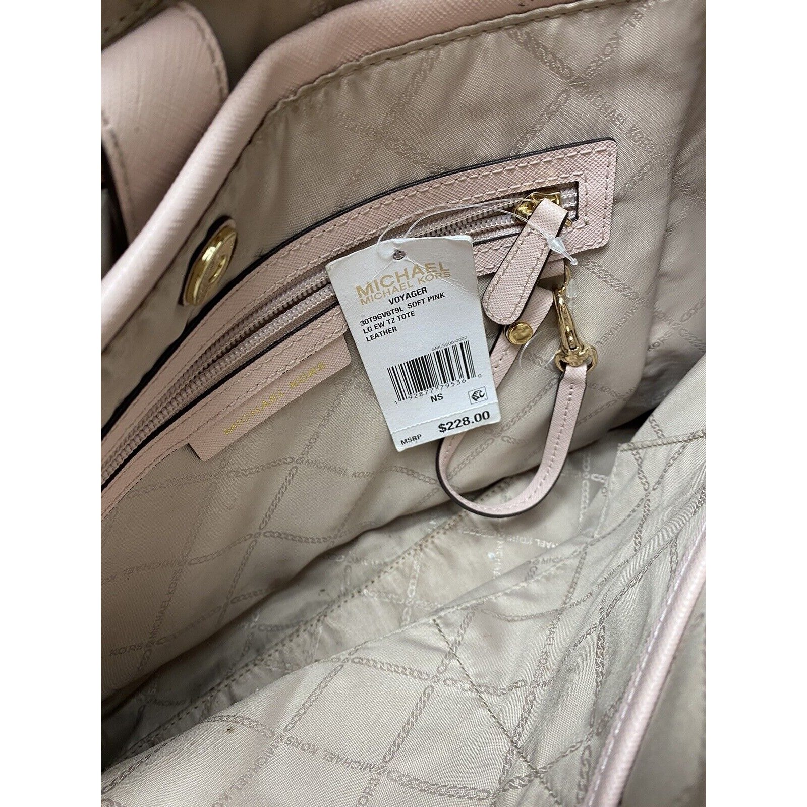 michael kors voyager soft pink
