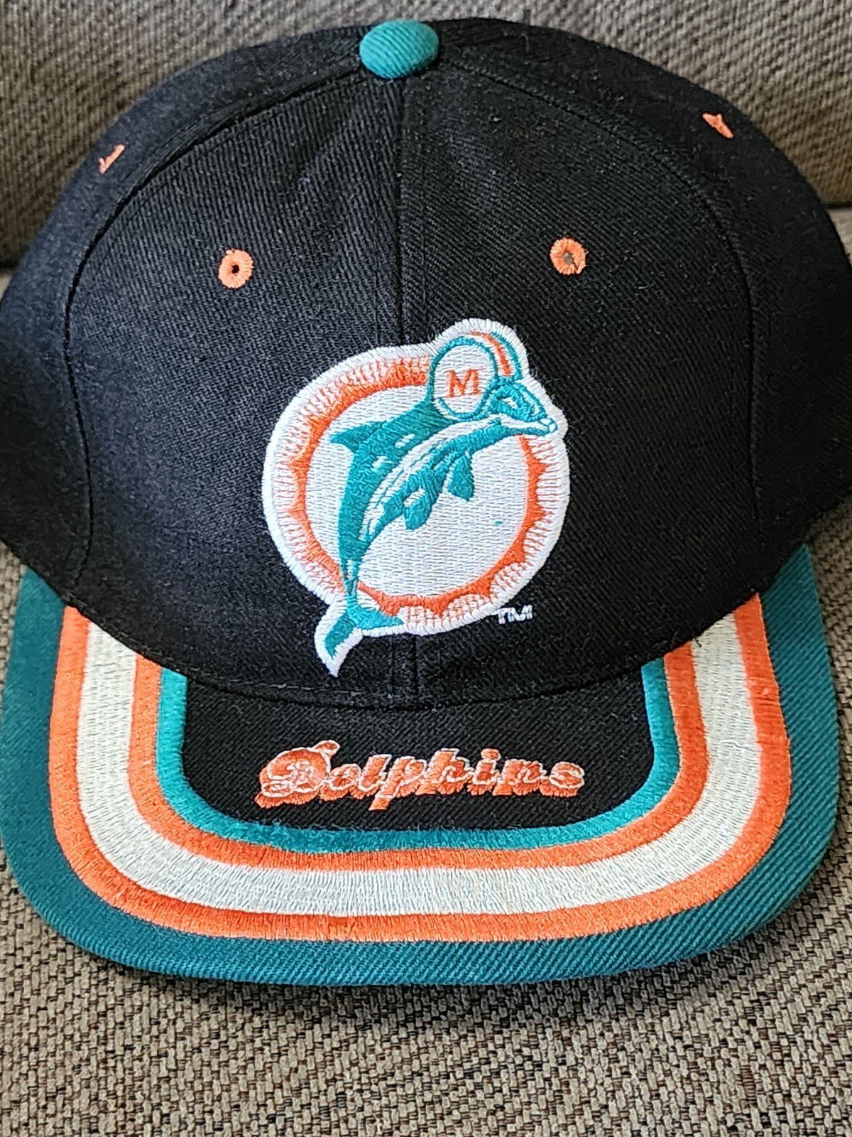 Miami Dolphins Vintage Snapback Hat PRO PLAYER