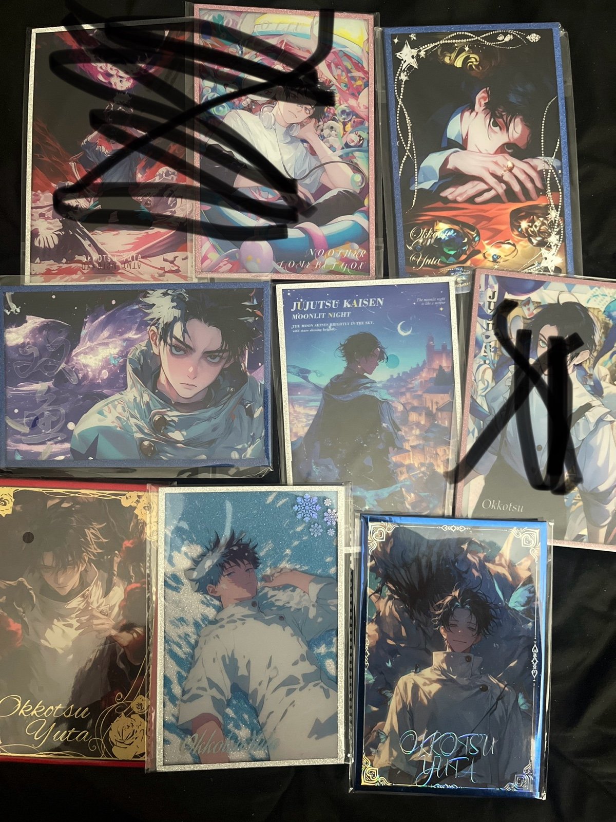 Yuta Okkotsu oversized card art board jujutsu kaisen lot