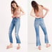Madewell Cali Demi-Boot Jeans in Bronson Wash: Button-Front Edition
