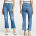 Madewell Cali Demi-Boot Jeans in Bronson Wash: Button-Front Edition