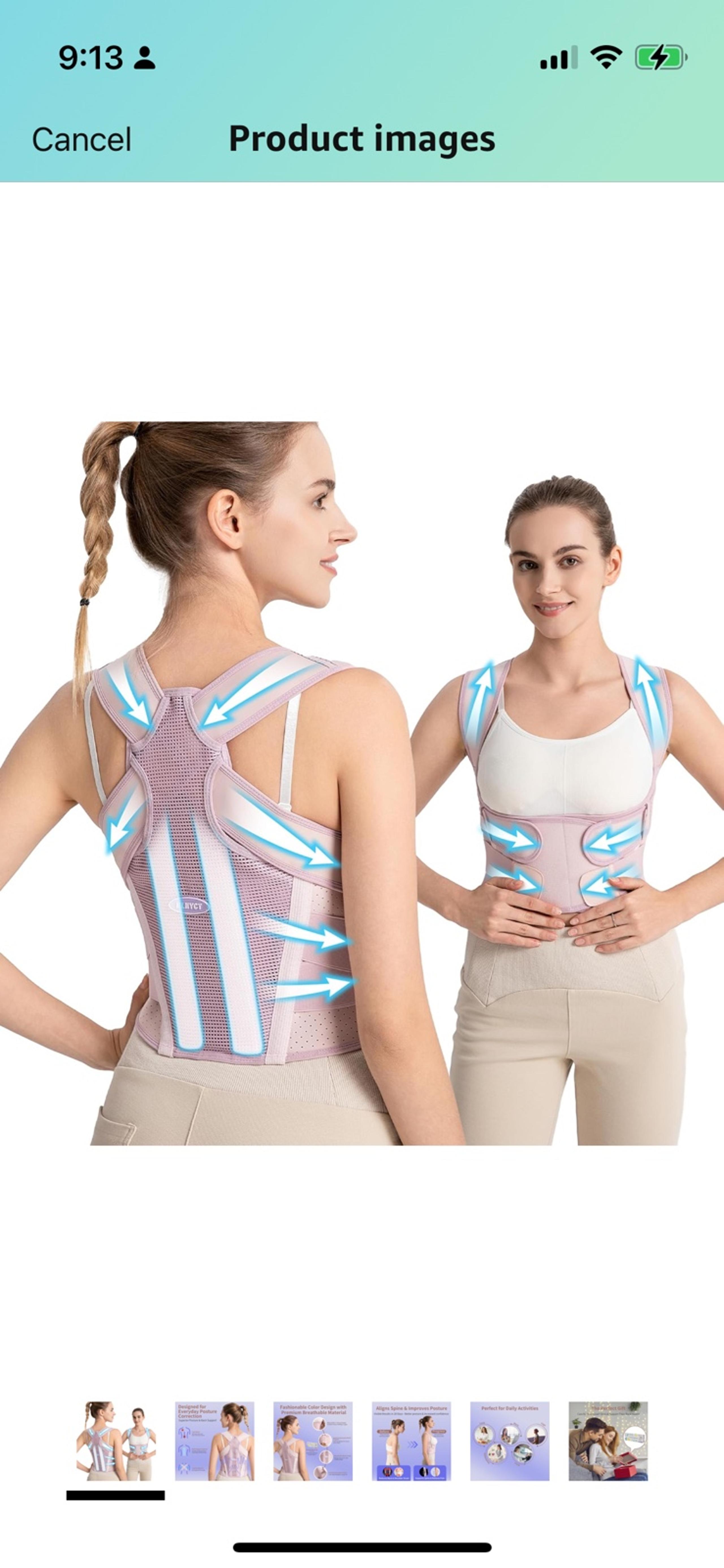 Posture Corrector with full back straightener - medium size