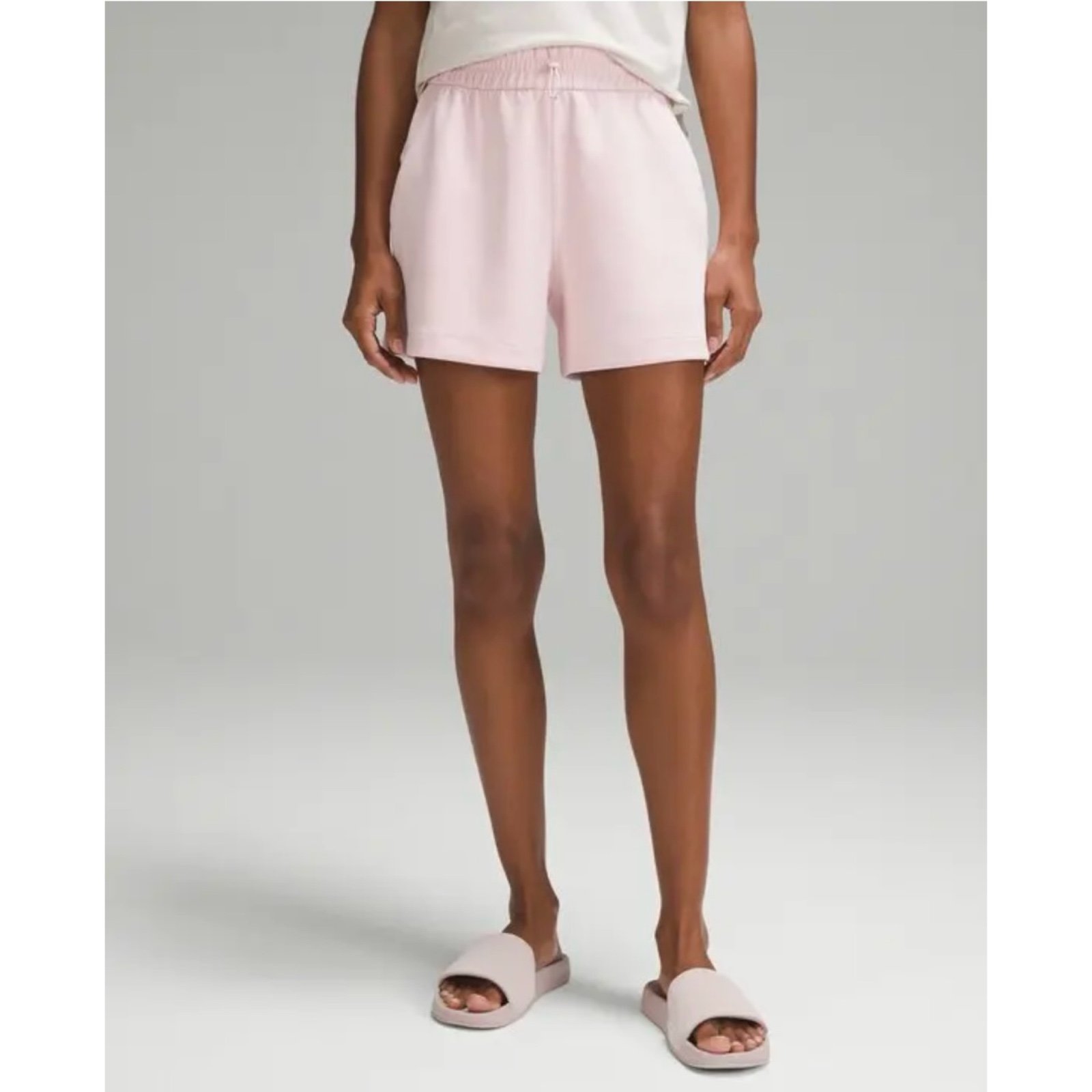 lululemon Softstreme 12 High Rise Short 4” Women’s Flush Pink