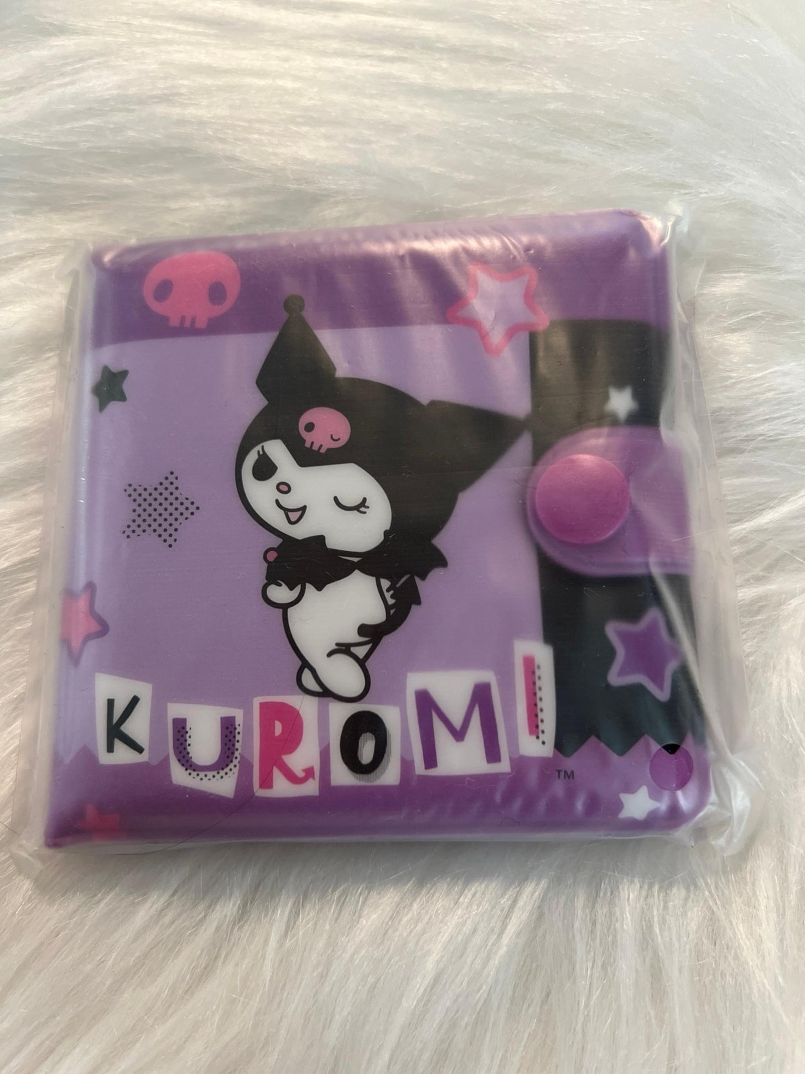 Kuromi Vinyl Snap Wallet
