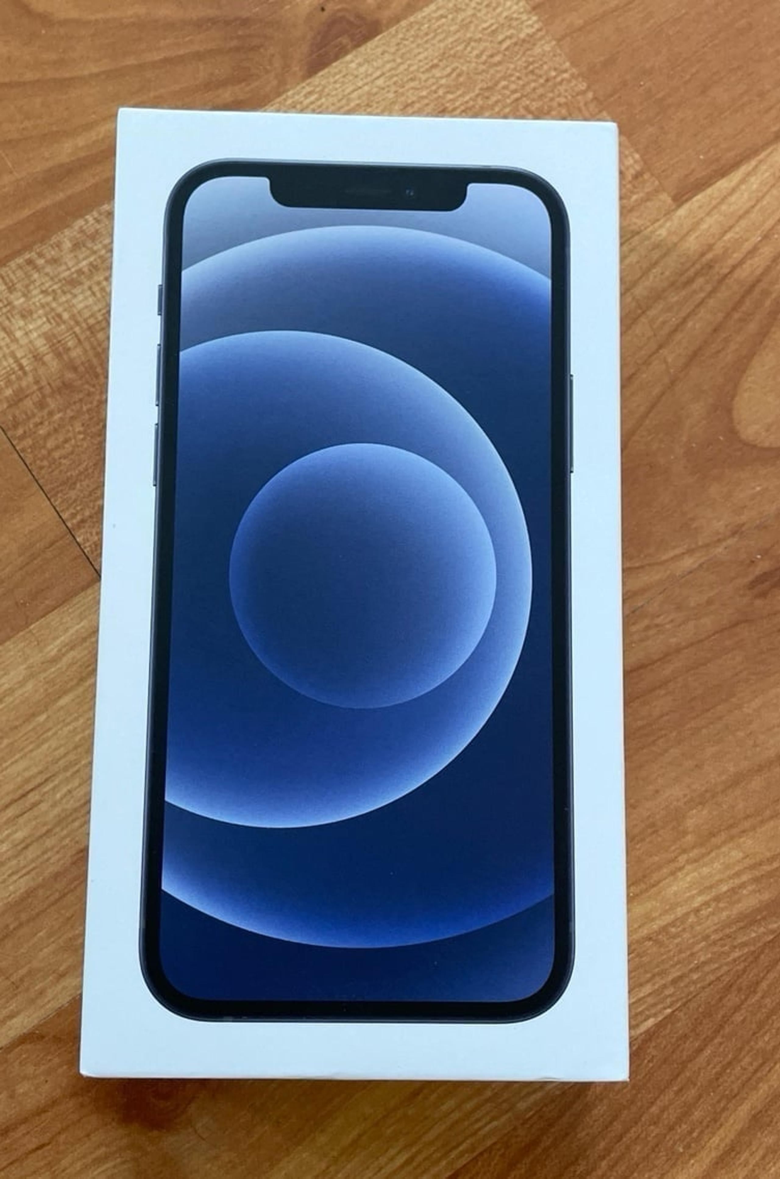 iPhone 12 black 64 gb empty box
