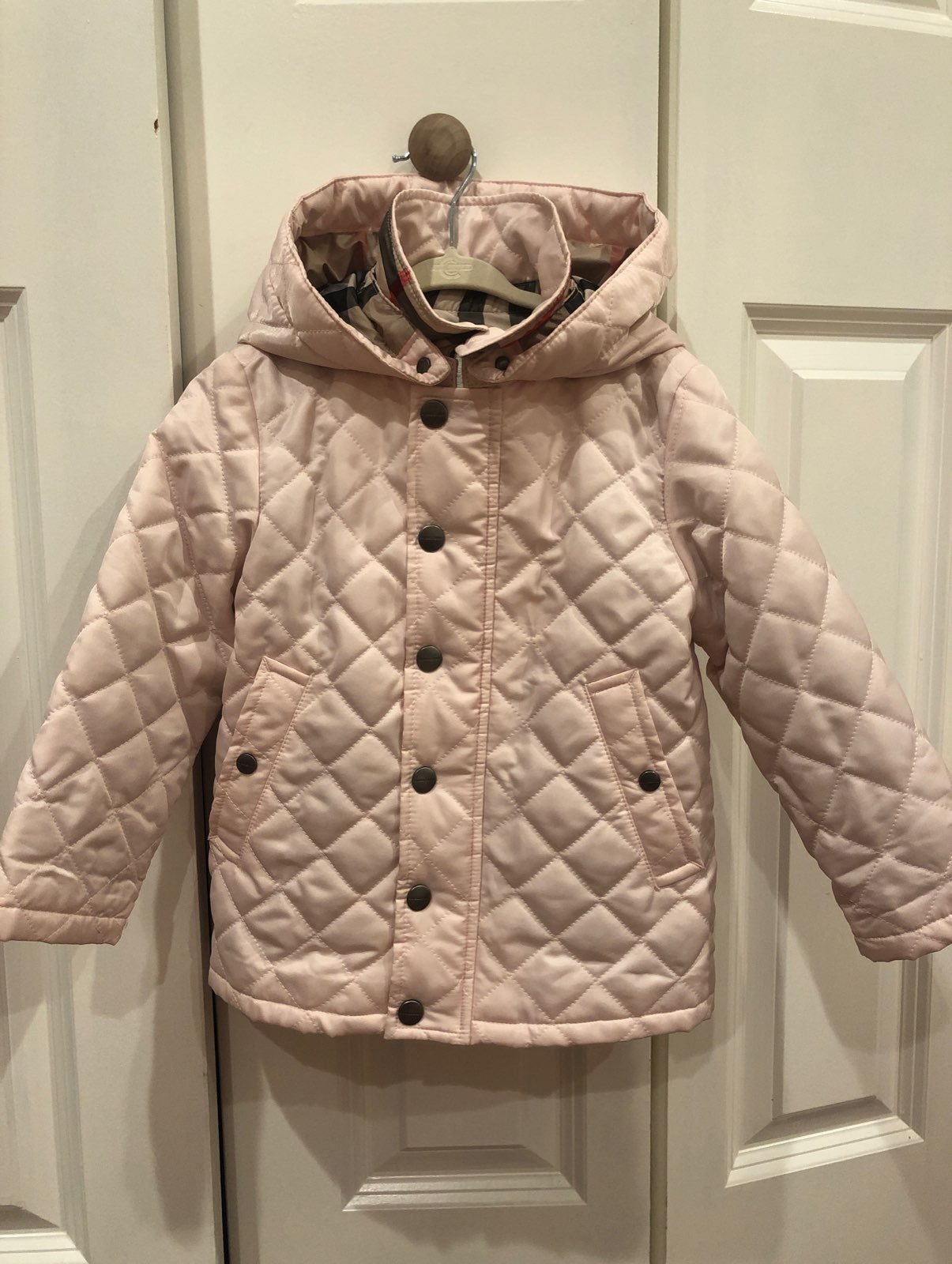 Burberry Girls Light Pink Jacket