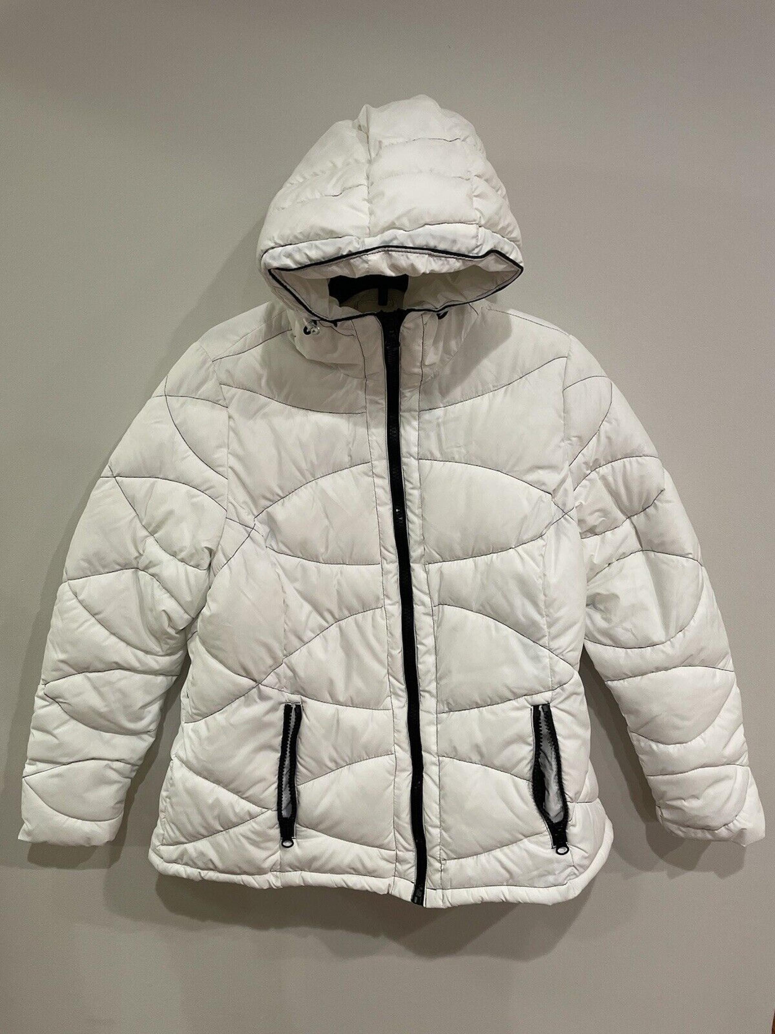 New With Tag a.n.a. White Puffer Coat Jacket Plus Size 1X Snow Ski Outerwear