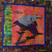 Great Grey Heron Quilted Wall Hanging