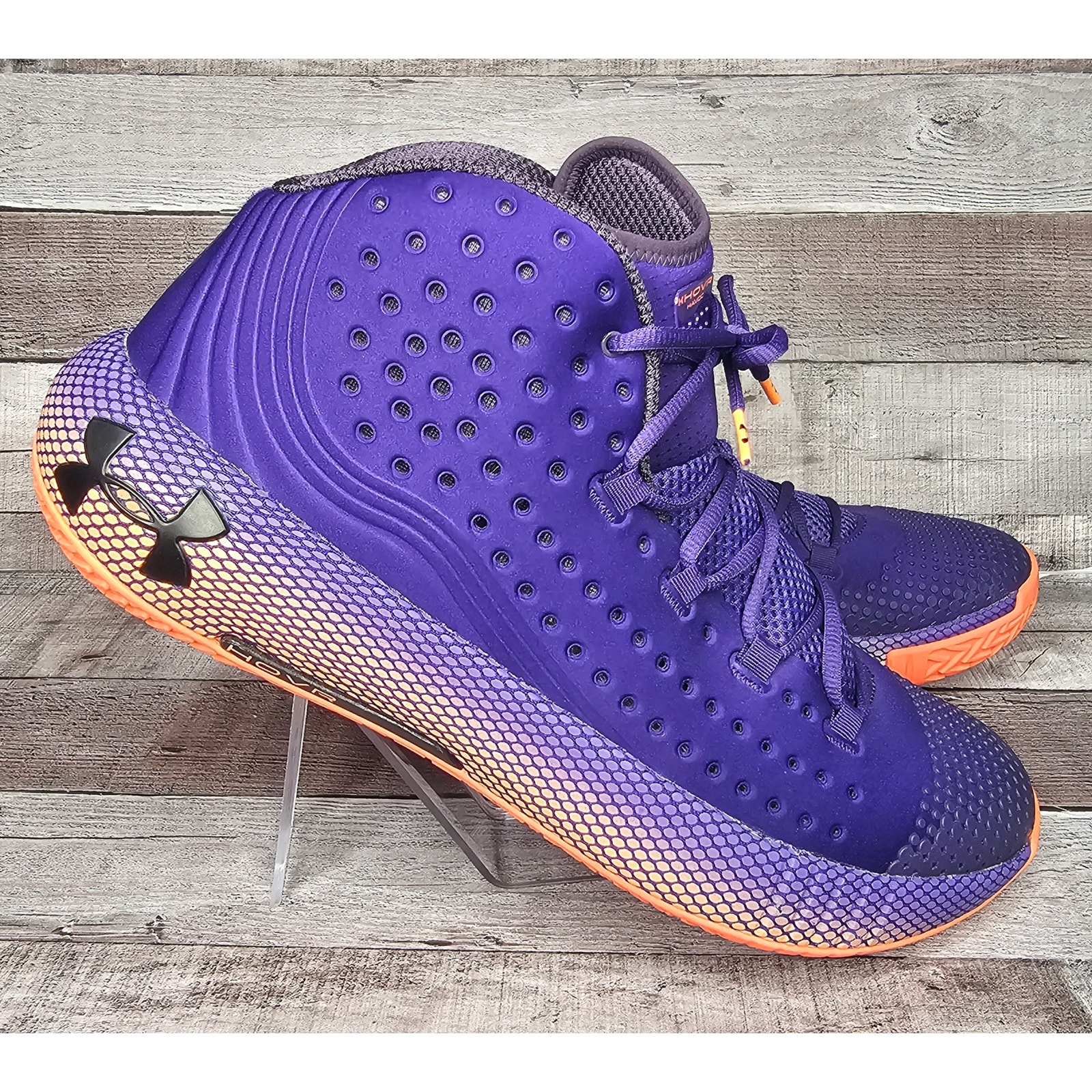 UNDER ARMOUR HOVR Havoc 2 UA Purple Basketball Shoes Sneakers Men's 16