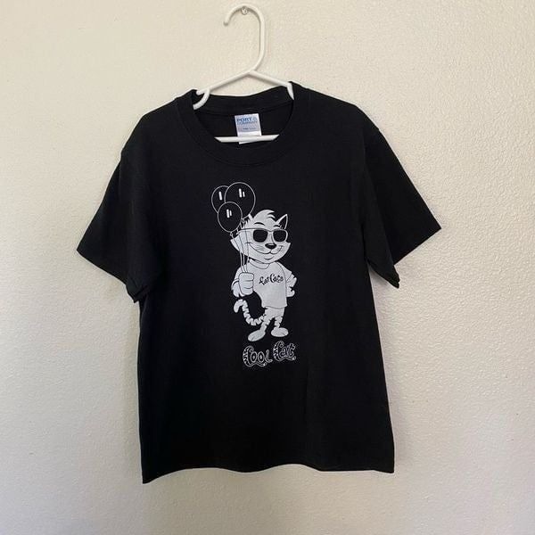 Vintage Fat Cats Cool Cat Graphic T-Shirt