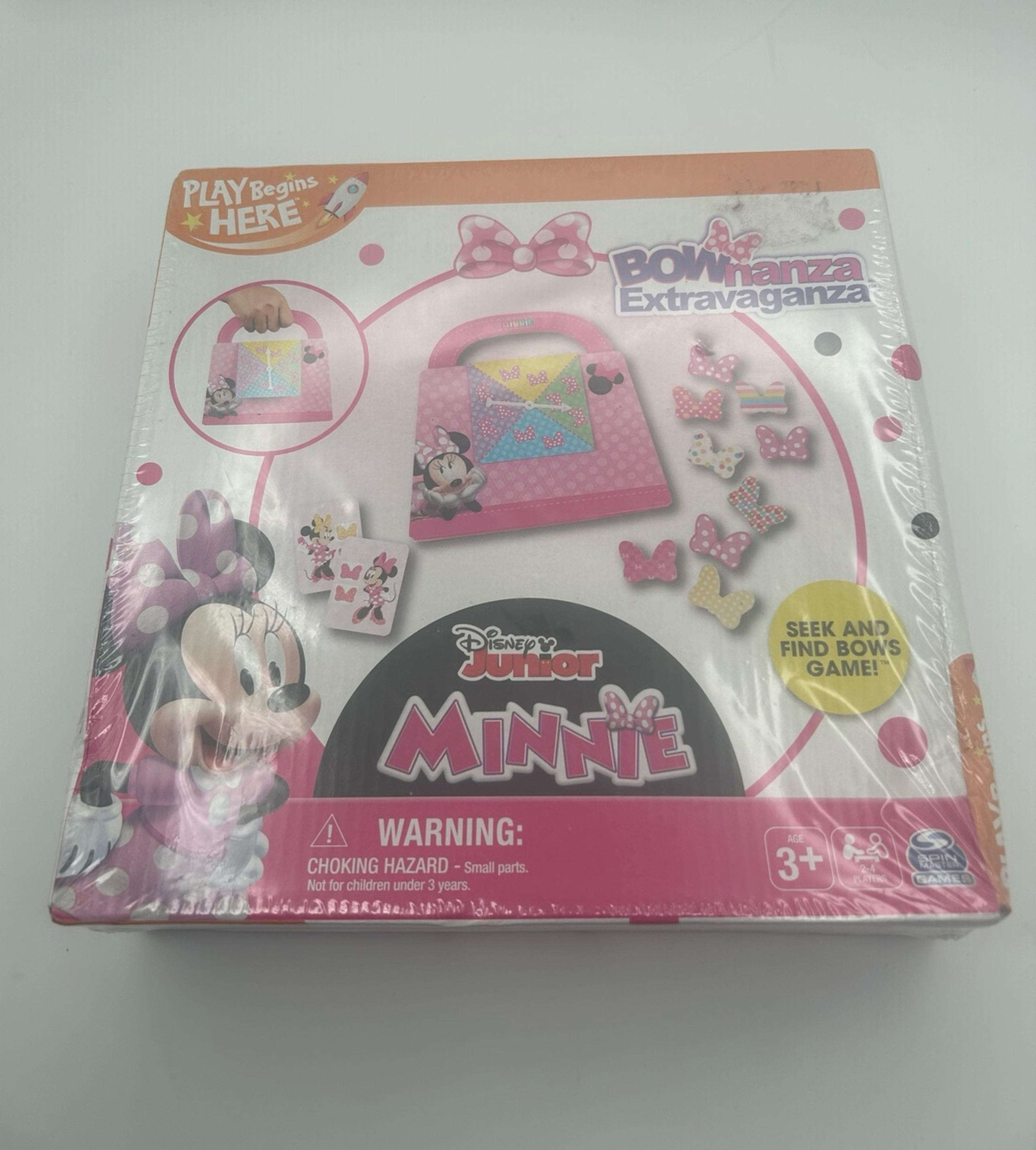 Disney Junior Minnie Mouse Bownanza Extravaganza Board Game New