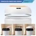 Smart Sensor Wastebasket, Convenient and Hygienic Easy to Use White