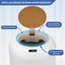 Smart Sensor Wastebasket, Convenient and Hygienic Easy to Use White