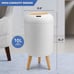 Smart Sensor Wastebasket, Convenient and Hygienic Easy to Use White