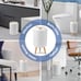 Smart Sensor Wastebasket, Convenient and Hygienic Easy to Use White