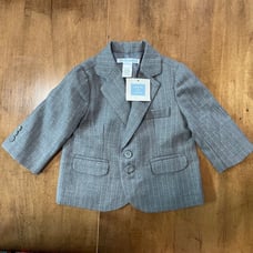 Janie and jack grey pin stripe Blazer