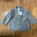 Janie and jack grey pin stripe Blazer