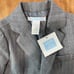 Janie and jack grey pin stripe Blazer