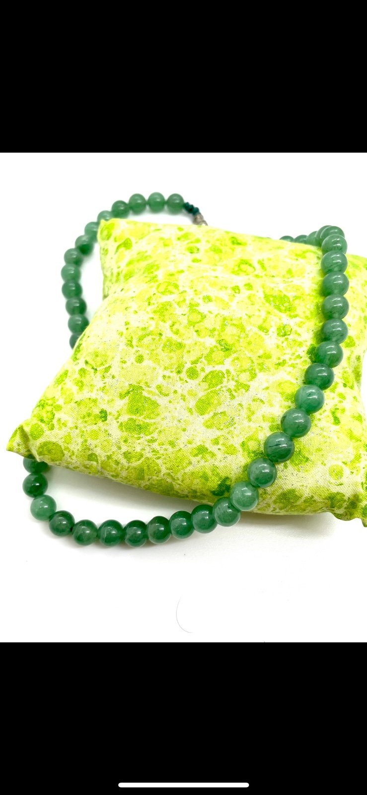 Vintage Green Aventurine Necklace. 3139