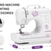Sewing Machine for Beginners, Mini Sewing Machine with 12 Built-in Stitches