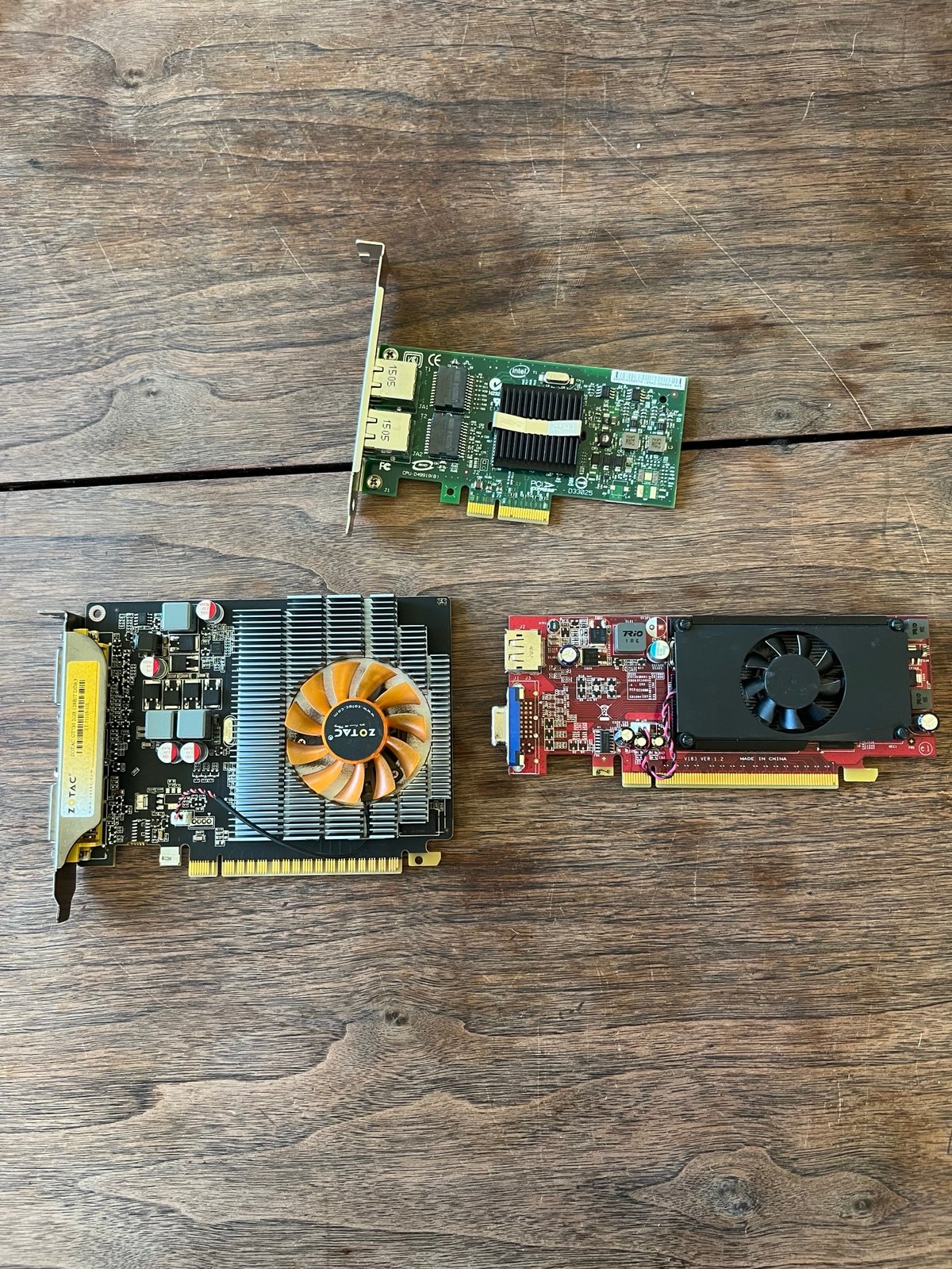 Two GPU’s and a lan controller