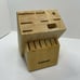 13 Slot Cuisinart Knife Block Natural Oak Wood Finish - FREE SHIPPING