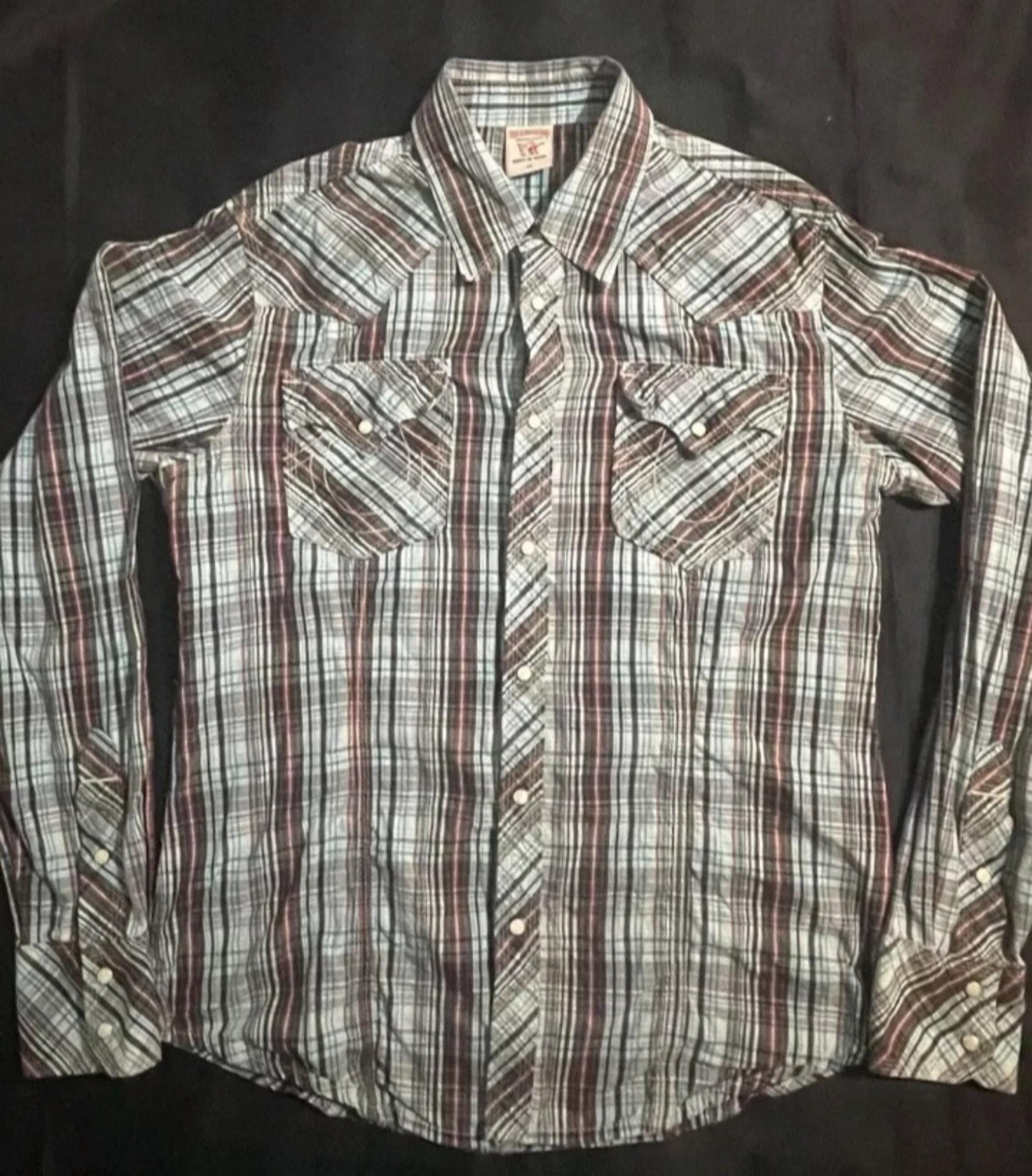 True Religion Snap Button Down Shirt - Size Men XL