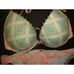 Victoria's Secret 34A,36D BIKINI S,M bottom Teal GreenYellow Ivory tassel Pink