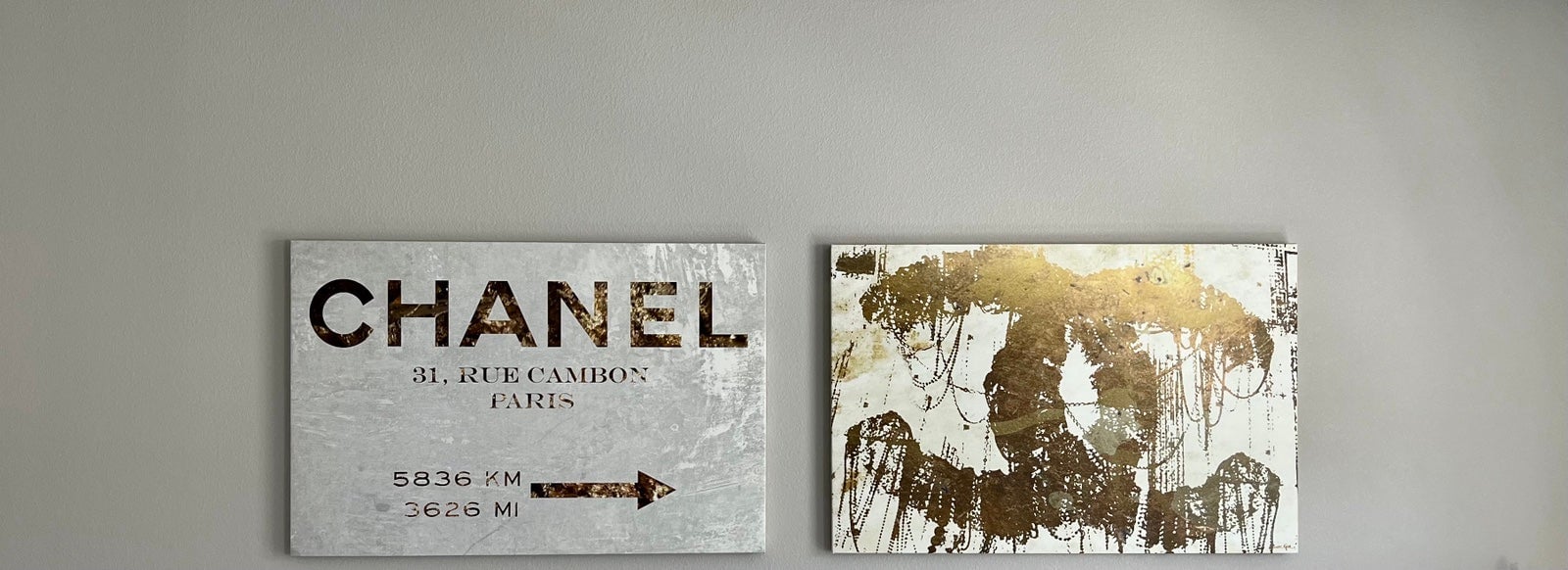Chanel Canvas Wall Art by Oliver Gal 45x30x1.5